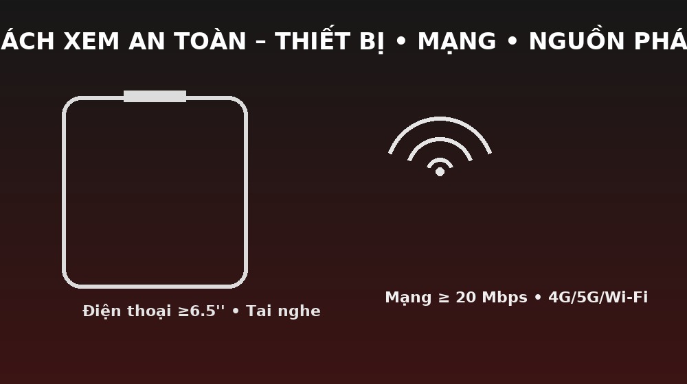 Thiết lập điện thoại và tai nghe để xem livestream ổn định